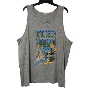Looney Tunes Space Jam Tune Squad Gray Tank